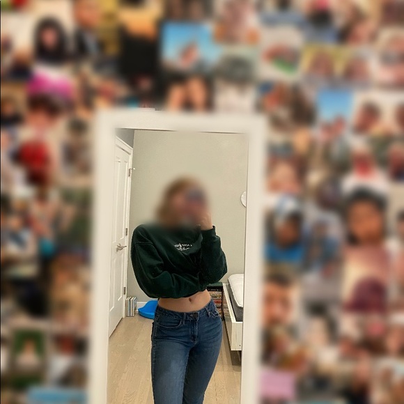 jeans- painted back pocket - Picture 2 of 5